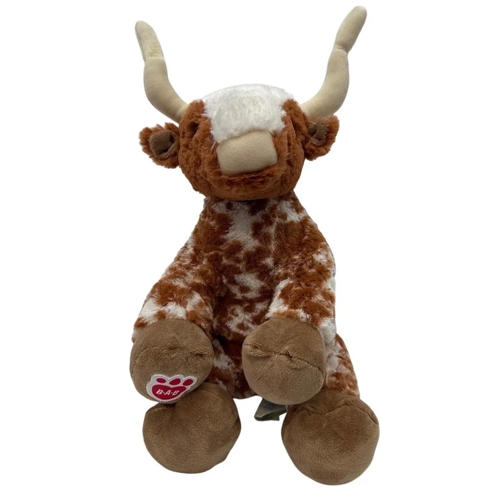 Build A Bear‎ Texas Longhorn Cow Plush 12